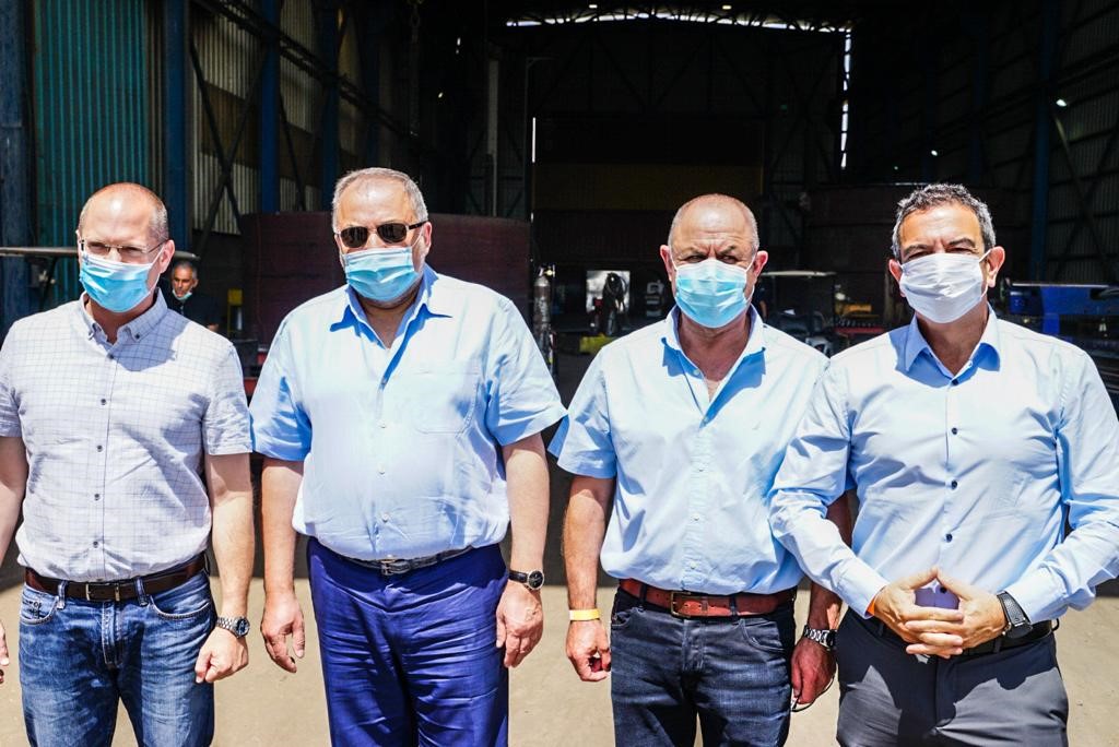 אנשי ישראל ביתנו בסיור בנגב (צילום: סיעת ישראל ביתנו) 